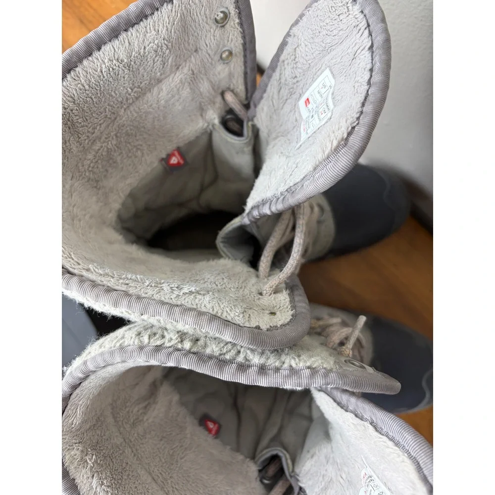 The North Face Shellista III Mid Grey Waterproof Insulated Snow Boots Womens 7